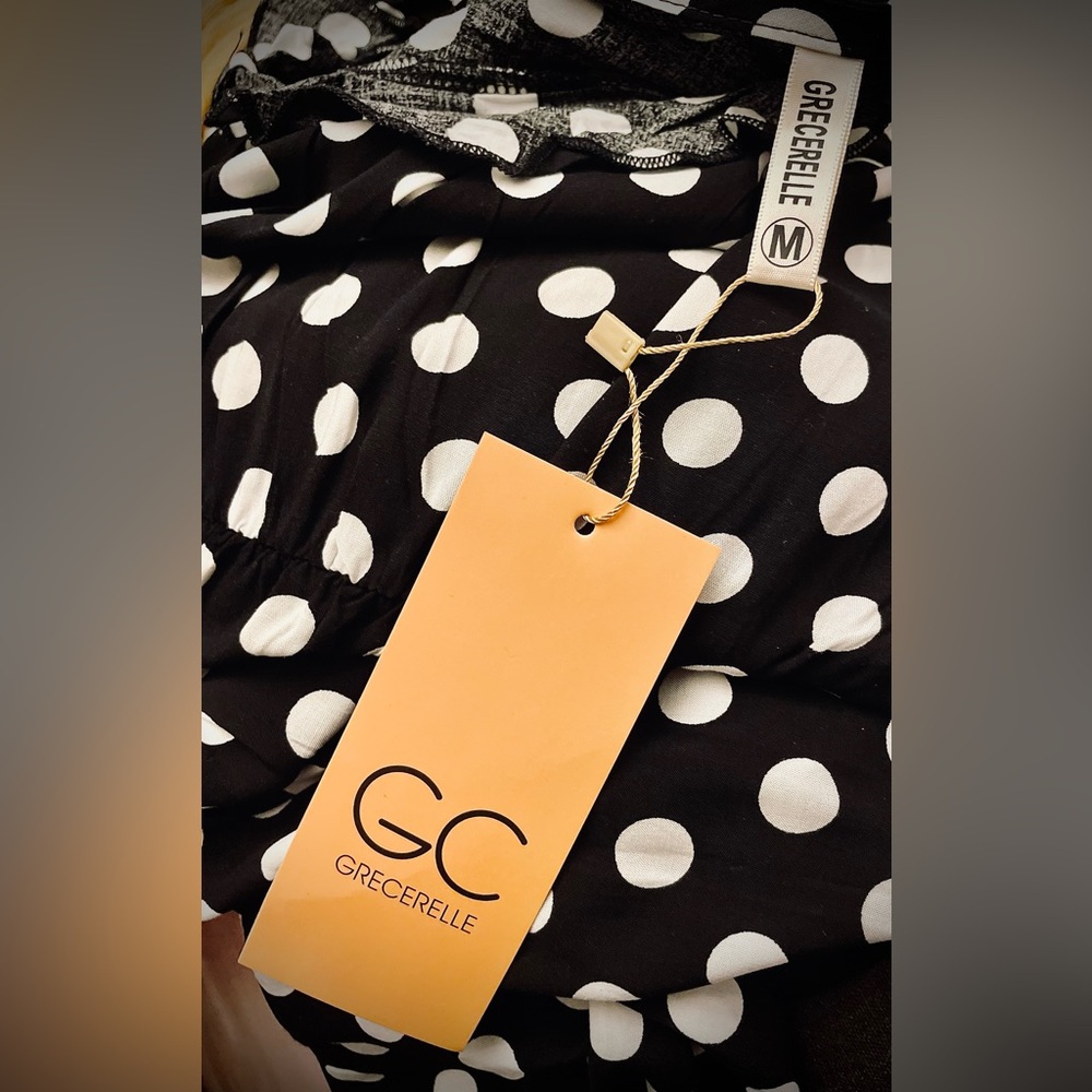 STUNNING POLKA DOT DRESS NWT - Picture 6 of 6